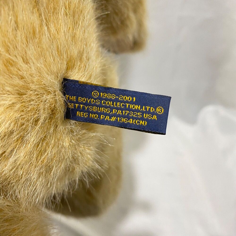Boyds Bears Townsend Q. Bearrister Stuffed Plush Collectors Bear Vintage 2001 - Picture 7 of 8